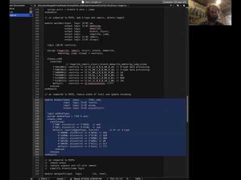 DDCA Ch7 - Part 6b: RISC-V Single-Cycle Processor Verilog
