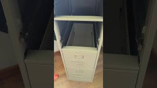 Hon 4 Filing Cabinet - How to remove the drawers