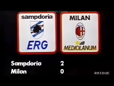 Sampdoria-Milan 2:0, 1990/91 - Domenica Sprint 