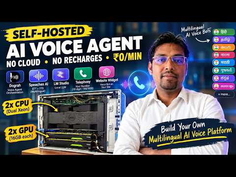 Build a Self-Hosted AI Voice Agent SAAS Platform for ₹0/min! 🤯 | Dograh + LM Studio + Speaches AI