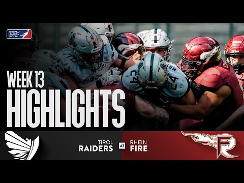 Raiders Tirol @ Rhein Fire - Highlights | Week 13 | Season 2025