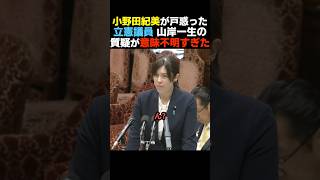 【は？】立憲議員の質疑が意味不明すぎて戸惑う小野田紀美【自民党/高市早苗】