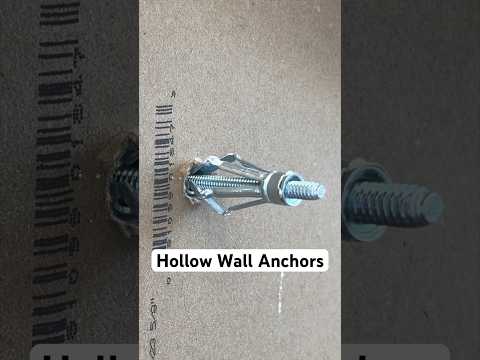 How a Hollow Wall Anchor Works | Drywall Anchors Behind the Scenes | #diy