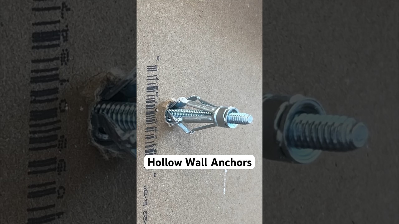 How a Hollow Wall Anchor Works | Drywall Anchors Behind the Scenes | #diy