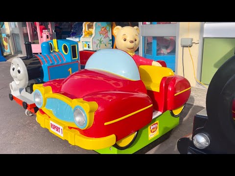 Jolly Roger Rupert Bear Follow The Magic Car Coin Operated Kiddie Ride