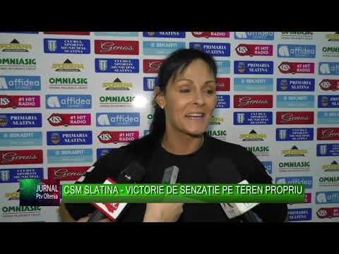 CSM SLATINA - VICTORIE DE SENZAȚI PE TEREN PROPRIU