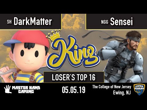 King 2019 - SH | DarkMatter (Ness) vs NGG | Sensei (Snake) - Loser's Top 16