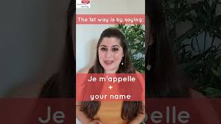 Comment tu t'appelles ? #shorts
