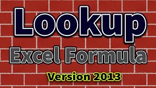 How to Use Lookup Formula , MS. Excel 2013 in Urdu - Lesson No 6 part 01 PASHTO