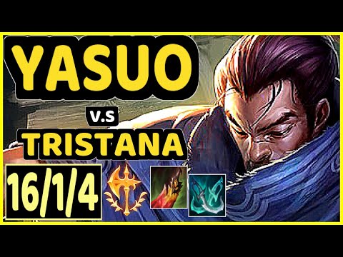 LLDER (YASUO) vs TRISTANA - 16/1/4 KDA MID CHALLENGER GAMEPLAY - EUW