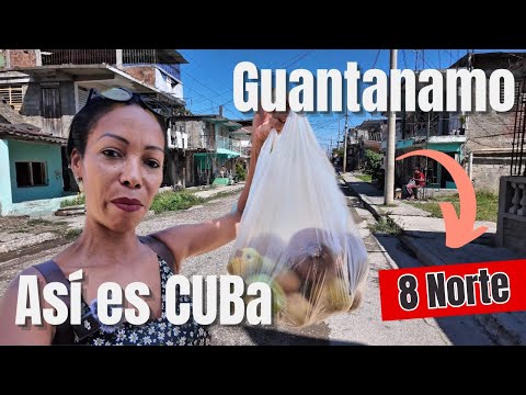 Así está Cuba hoy. Calle 8 Norte.  GUANTÁNAMO calle por calle.