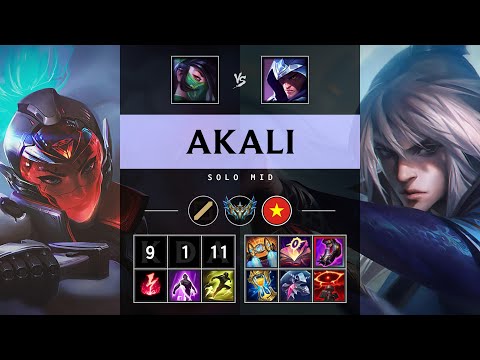 Akali Mid vs Talon - VN Challenger Patch 25.12