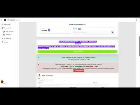 Prévia do vídeo 4 - Novo PRE com CNPJ
