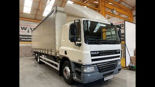 DAF CF75 310 EURO 5 6X2 26 TONNE CURTAINSIDER – 2013 – MF63 AOH curtainsider truck for sale - Image 4 | Autoline DAF CF75 310 EURO 5 6X2 26 TONNE CURTAINSIDER – 2013 – MF63 AOH curtainsider truck | Image 4 - Autoline