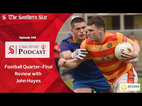 Football quarter final review with John Hayes