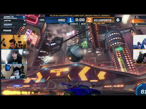 NRG JSTN with another 0 second goal in RLCS NA Haunted Hallows Cup In The Grand Finals VS G2 |