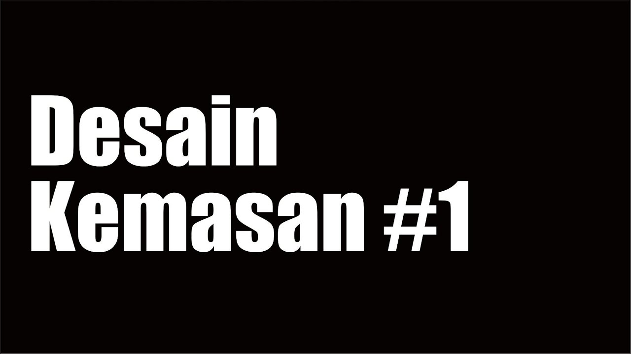 desain kemasan #1