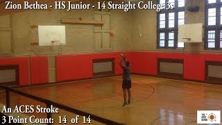 14 Straight College 3-Pt Shots
