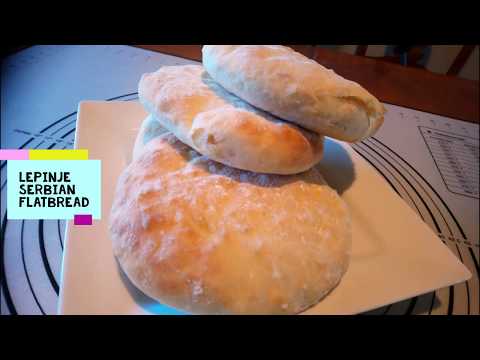 very soft Lepinje Serbian flatbread English version