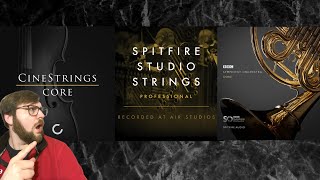 Video thumbnail for COMPARISON AND REVIEW | CINESTRINGS CORE 2.0 | BBCSO | SPITFIRE STUDIO STRINGS by Media Man Productions