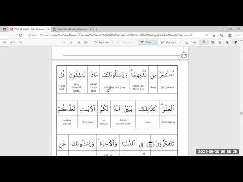 Surah Al Baqarah - 6/20/21