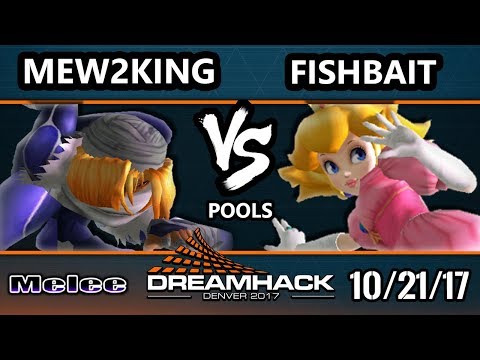 DHDEN17 Melee - FOX MVG | Mew2King (Sheik) Vs. Fishbait (Peach) - SSBM Singles Pools
