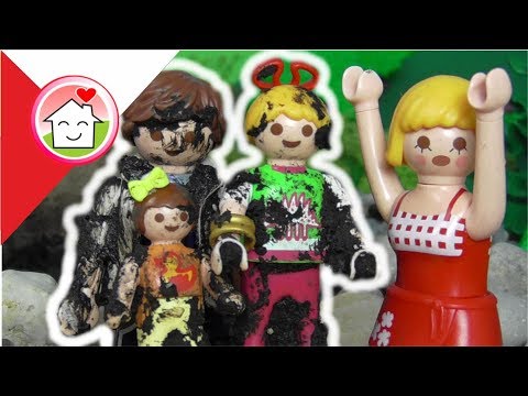 Playmobil po polsku Kąpiel w błocie - Rodzina Hauserów