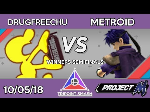 Tripoint Smash 30 - Winners Semifinals - Drugfreechu (Mr Game and Watch) Vs. Metroid (Ike)