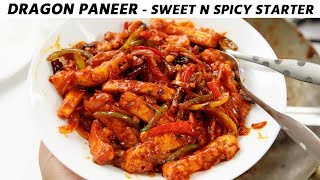 Dragon Paneer - TASTIEST Chinese Starter Like Chilli Paneer Recipes - CookingShooking