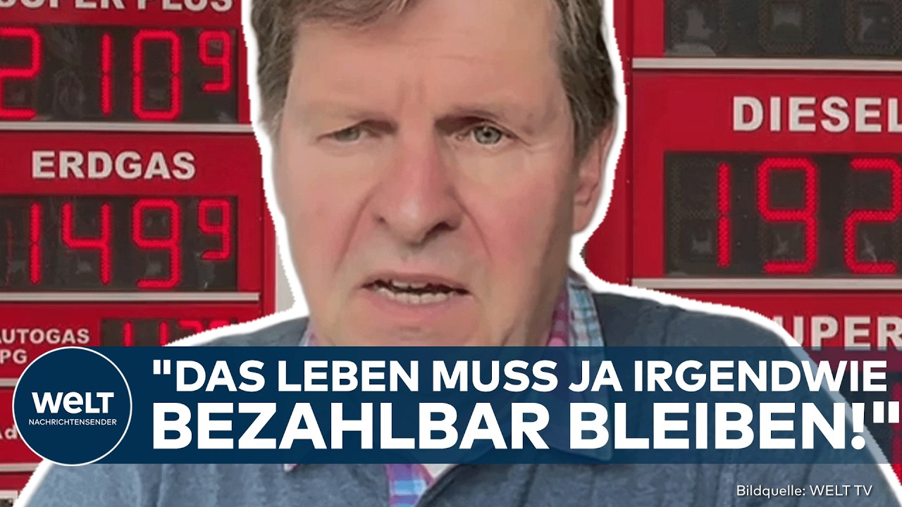 SPRITPREISE: "Das Leben muss ja irgendwie bezahlbar bleiben!" SPD-Politiker verteidigt Preisdeckel!