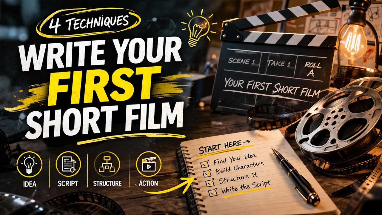4 TECHNIQUES For Writing Your FIRST SHORT FILM