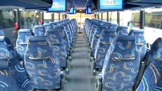 preview picture of video 'Corporate Coaches NEW Luxury Touring Coach w/ 6 x 22 TV's in Contoured Overhead Parcel Racks'