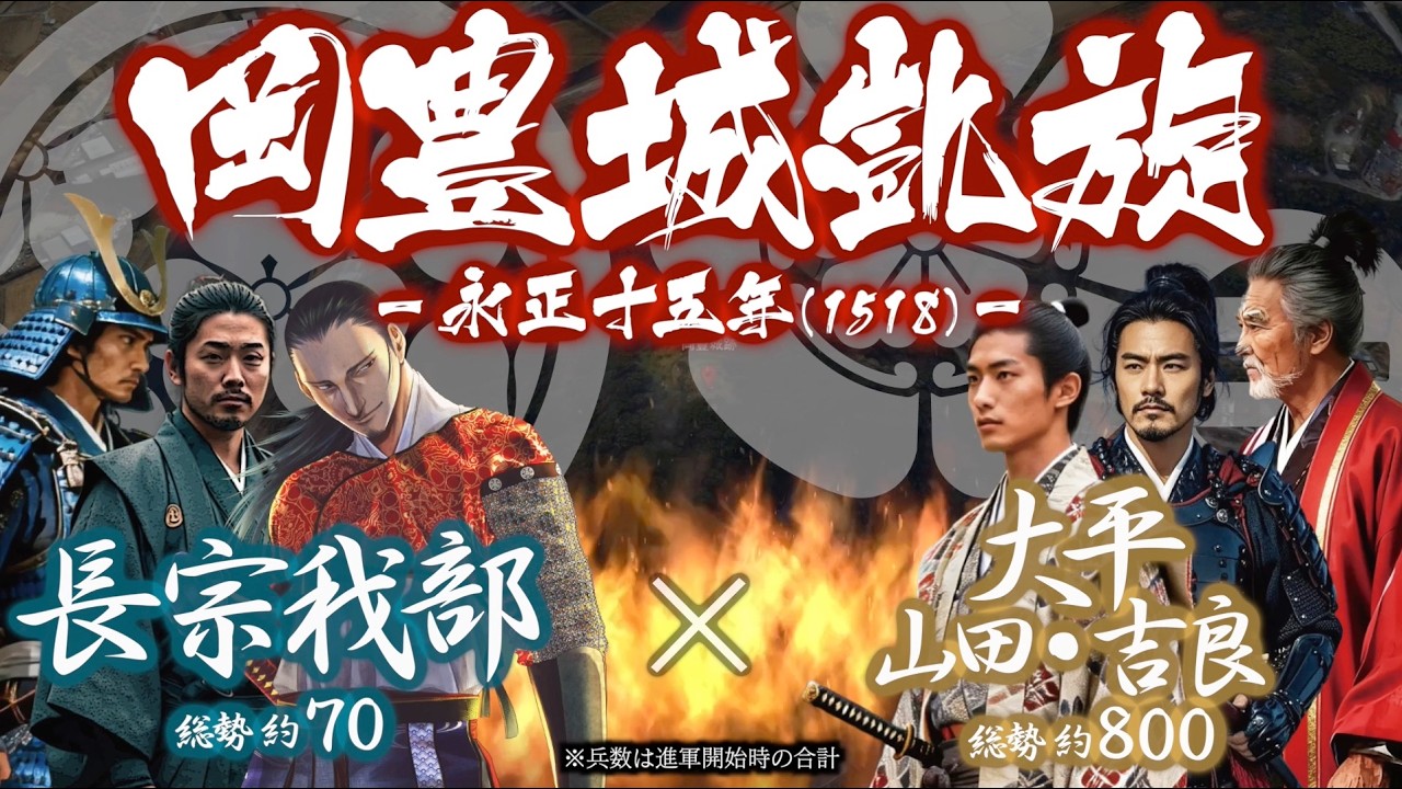 【合戦解説】【合戦解説】岡豊城凱旋　〜 長宗我部家の復興を目指し国親は立ち上がる 〜