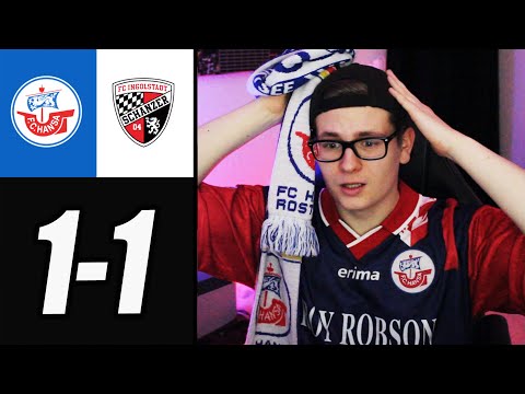 DAS KANN NICHT VAR SEIN: Hansa Rostock - Ingolstadt 1:1 | Aufbaugegner Fc Hansa | 2 Liga Analyse