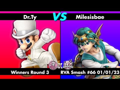 RVA Smash #66: Dr.Ty (Mario) vs Milesisbae (Hero) - Winners R3 - Super Smash Bros Ultimate SSBU