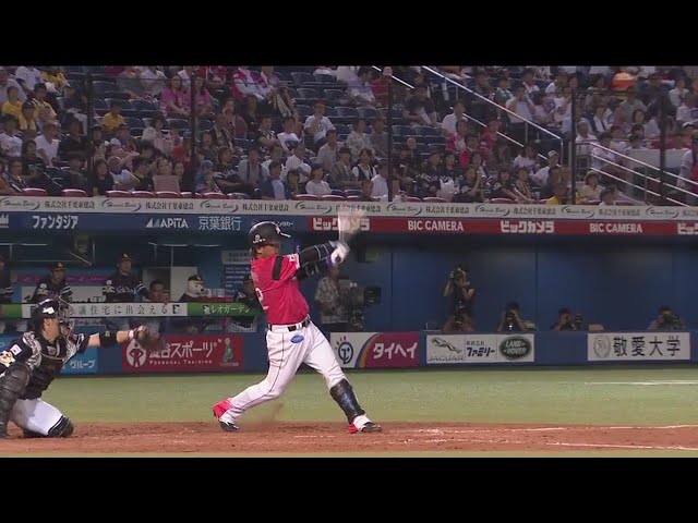 【2回裏】マリーンズ・田村 逆らわずに打ち返す先制タイムリー!! 2017/8/8 M-H