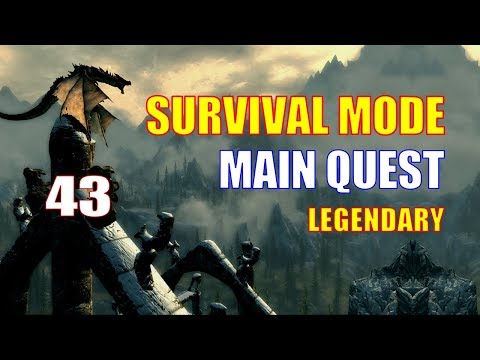 Skyrim Survival Mode Walkthrough MAIN QUEST #43 - Sovngarde: The Final Showdown with Alduin