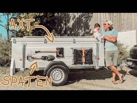 DIY HALTERUNGEN für den ADVENTURE ANHÄNGER - CAMPINGANHÄNGER inkl. DACHZELT