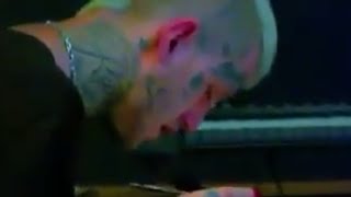 Lil Peep in the studio writing “I’ve Been Waiting” &amp; “Favorite Drug Sale”