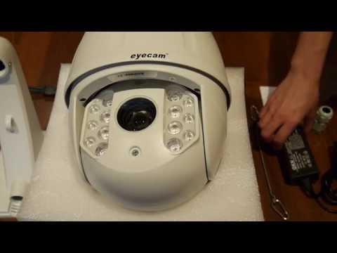 Camere IP Speed Dome PTZ Eyecam EC-1318 full HD 1080P - www.1cctv.ro