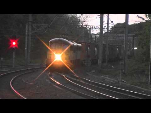 86610/90041 with 86609 DIT 4m11 Coatbridge - Crewe liner 24th May 2013
