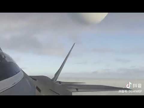 Funny Chinese Spy balloon VS F22 Raptor
