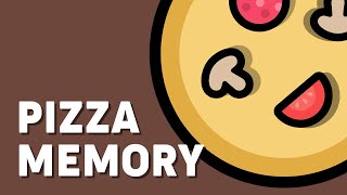 Pizza memory - 2 Player Games