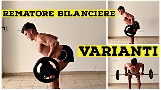 REMATORE CON BILANCIERE / PRESA PRONA E SUPINA CON VARIANTI