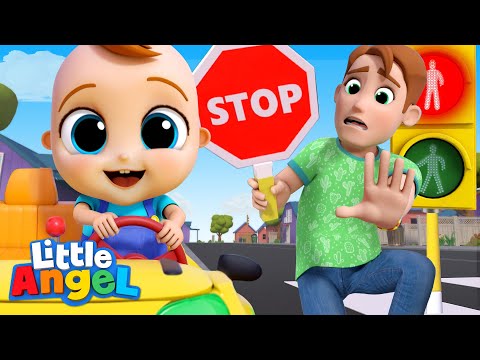 Green Light Go! Red Light Stop! | Little Angel Kids Songs & Nursery Rhymes