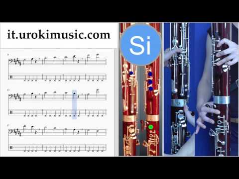 Corso di Fagotto David Guetta, Justin Bieber - 2U Tablature Tab Parte#1 Esercita um-i276