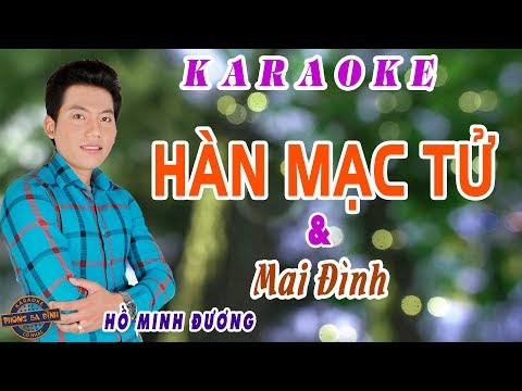 Karaoke - HÀN MẠC TỬ | với Mai Đình | Hát với Hồ Minh Đương