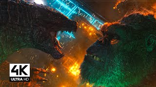 Final Fight Between Godzilla and Kong || Kong Takes Battle Axe - Hong Kong Battle || 4K