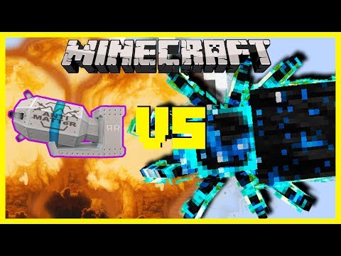 Minecraft EREBUS BROOD MOTHER SPIDER AND VARIOUS OTHER MOBS FACE THE RIVAL REBELS NUKES