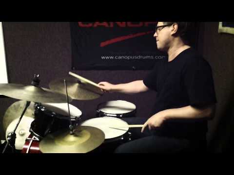 Peter Retzlaff Playing the Canopus New YAIBA Bop Kit